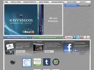 Envision High Definition Virtual Tours — website preview