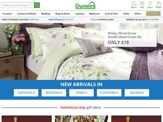Dunelm — website preview