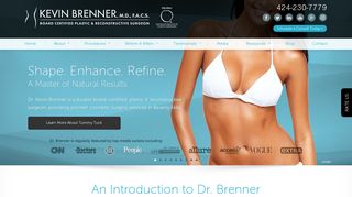 Beverly Hills Breast Augmentation Revision Surgeon — website preview