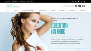 Best Plastic Surgeon NJ  — website preview