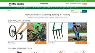 EasyDigging.com — website preview