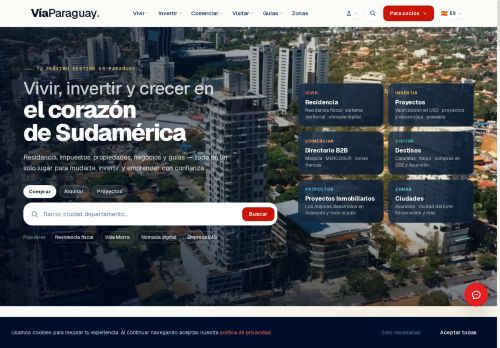 ViaParaguay - property and relocation portal for Paraguay